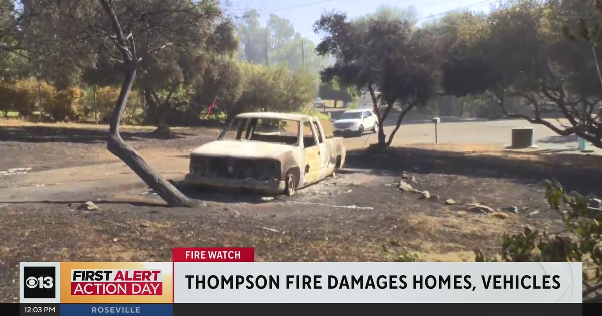 Thompson Fire in Butte County torches homes, vehicles