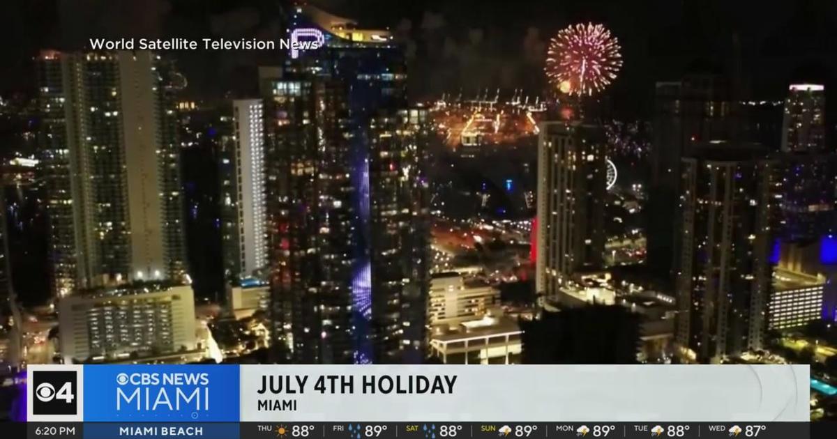 South Florida celebrates Fourth of July with dazzling lights, fireworks