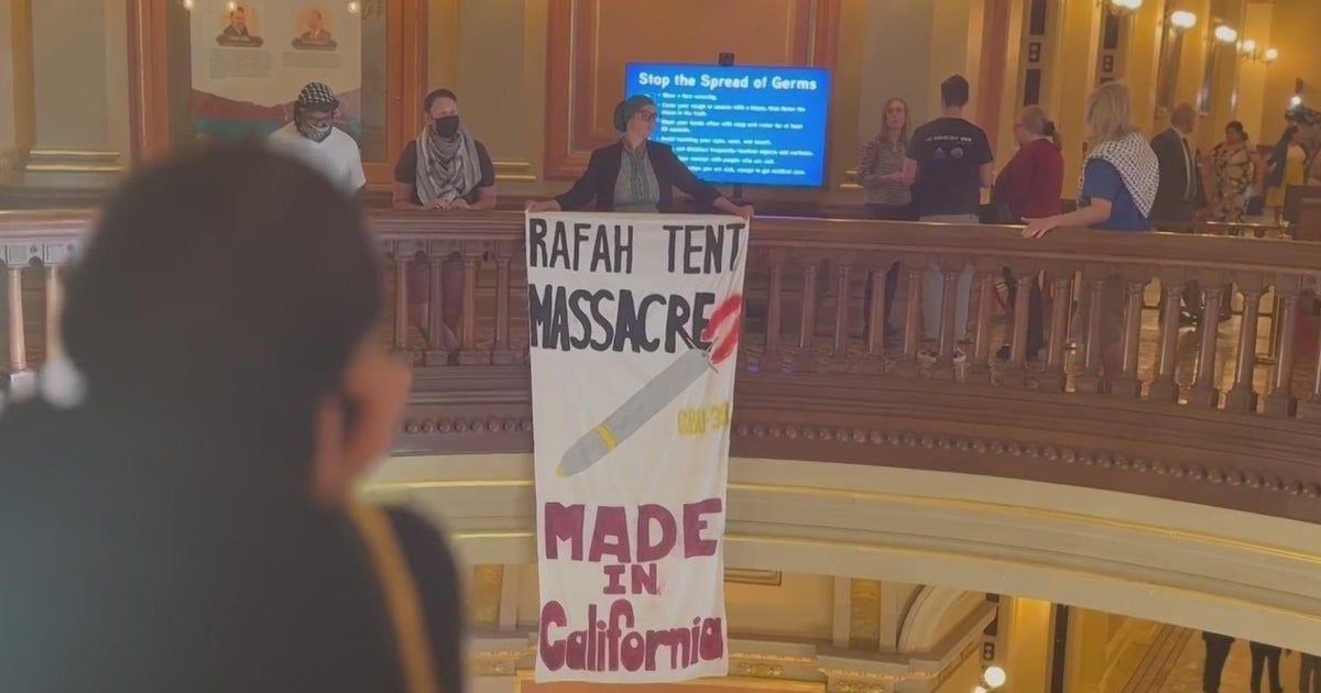 California Assembly session disrupted by pro-Palestinian demonstrators