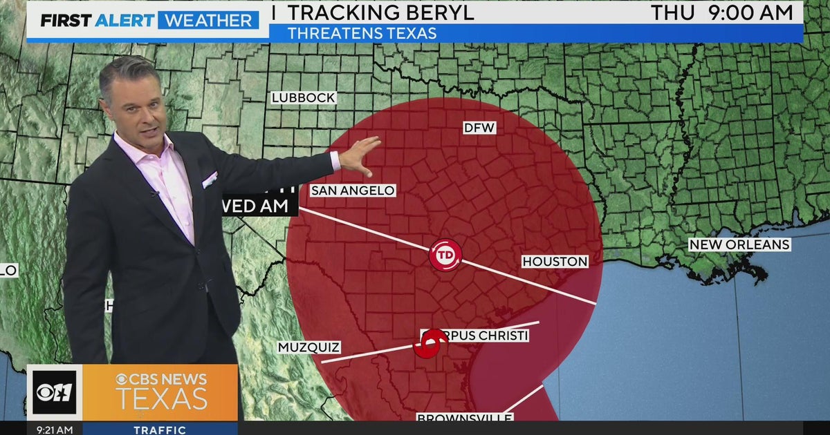 First Alert forecast shows North Texas in Beryl's probable path next ...