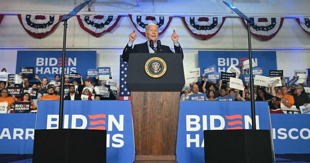 Biden campaigning in Wisconsin defies calls to drop out Completely ruling that out  CBS News Biden campaigning in Wisconsin defies calls to drop out Completely ruling that out  CBS News
