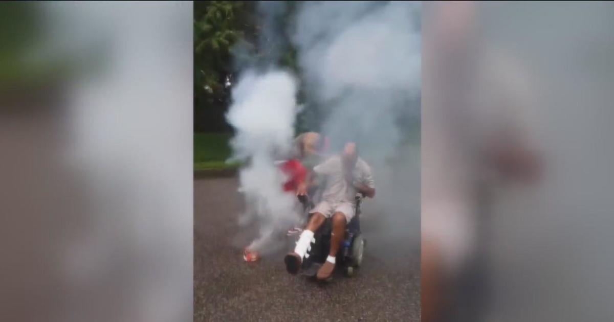 Man in viral ‘Back up Terry’ video talks about fireworks safety after wheelchair malfunction
