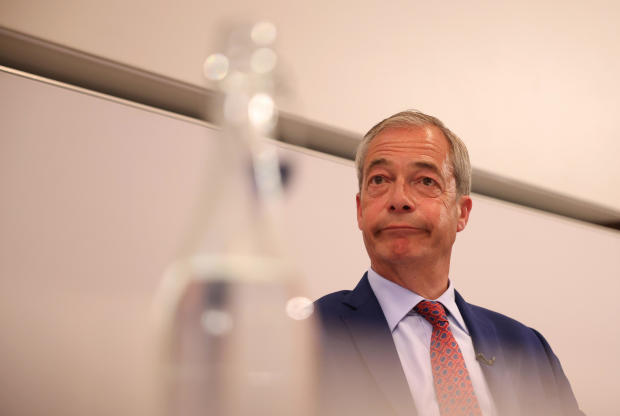 Nigel Farage Celebrates Reform UK's Election Success 