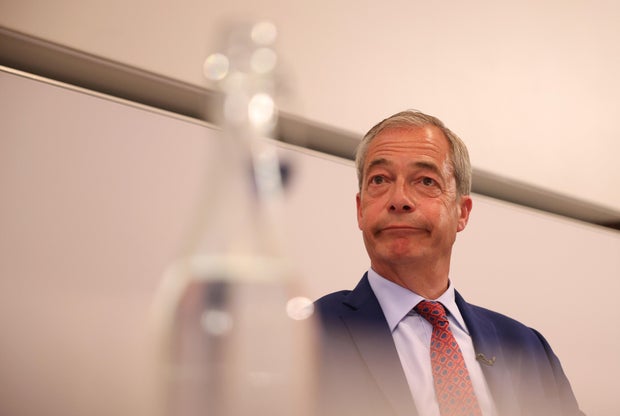 Nigel Farage Celebrates Reform UK's Election Success