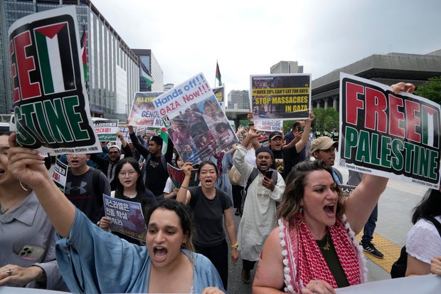 Coreia do Sul Israel Palestinos