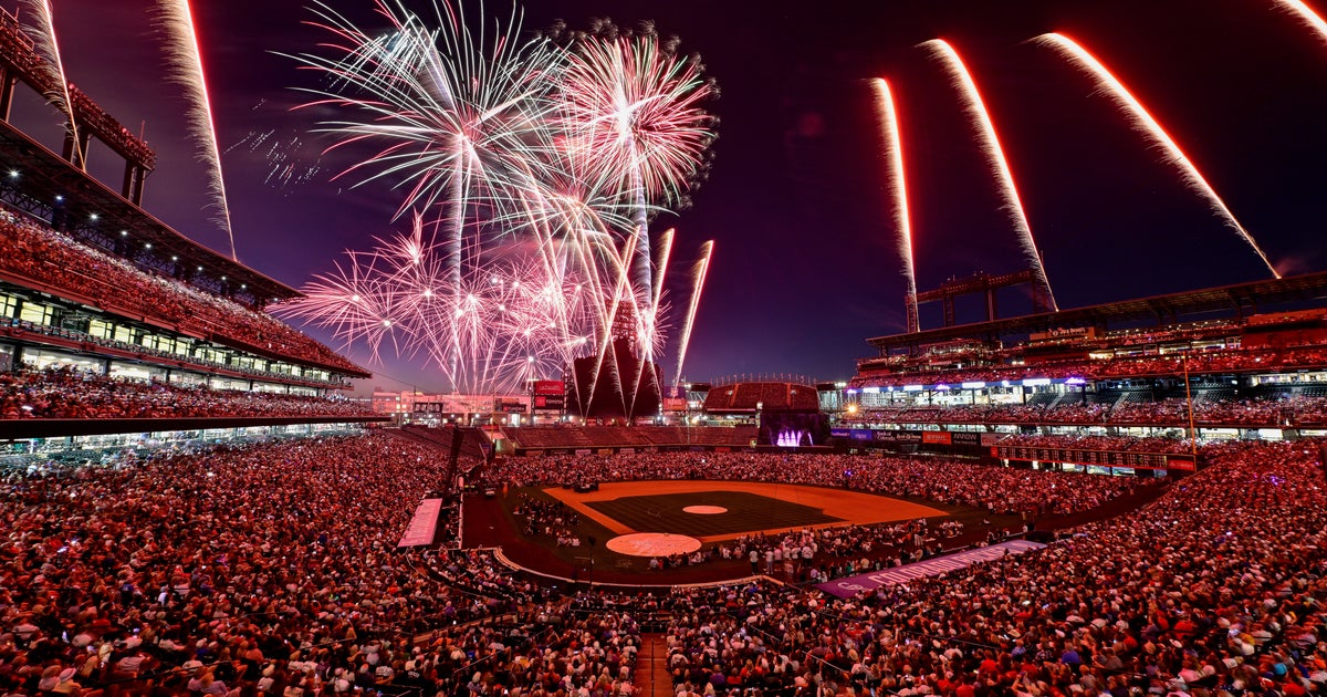 4th of July fireworks at the Colorado Rockies game