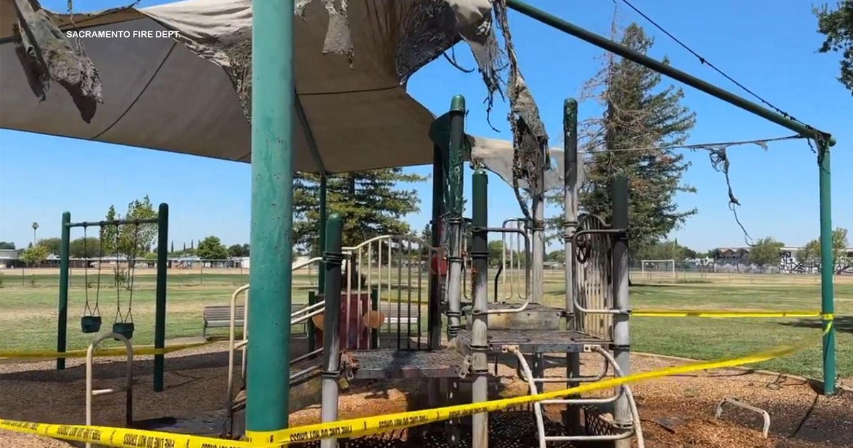 Play structure at Sacramento park damaged in fire