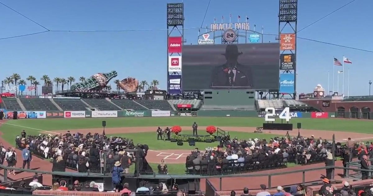 Public celebration of life of Willie Mays draws hundreds to Oracle Park