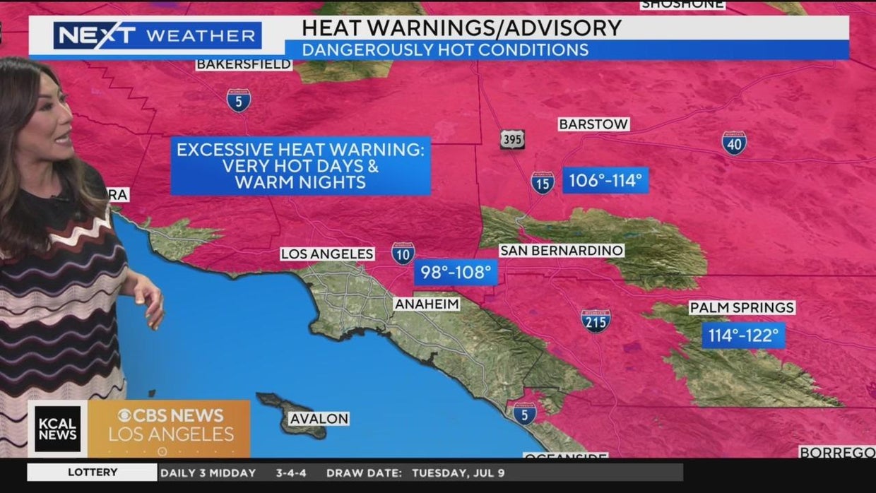 California record-setting heat wave temperatures expected to peak ...