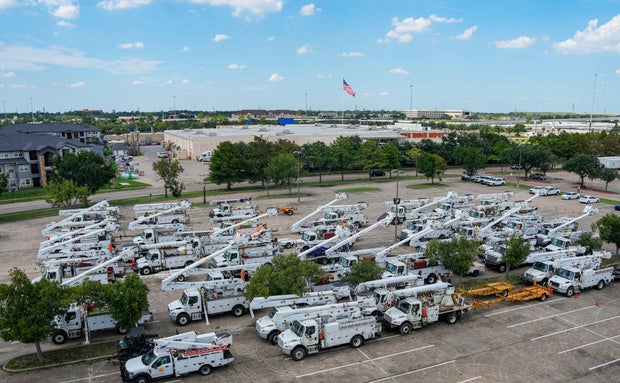 Furacão Beryl - caminhões elétricos