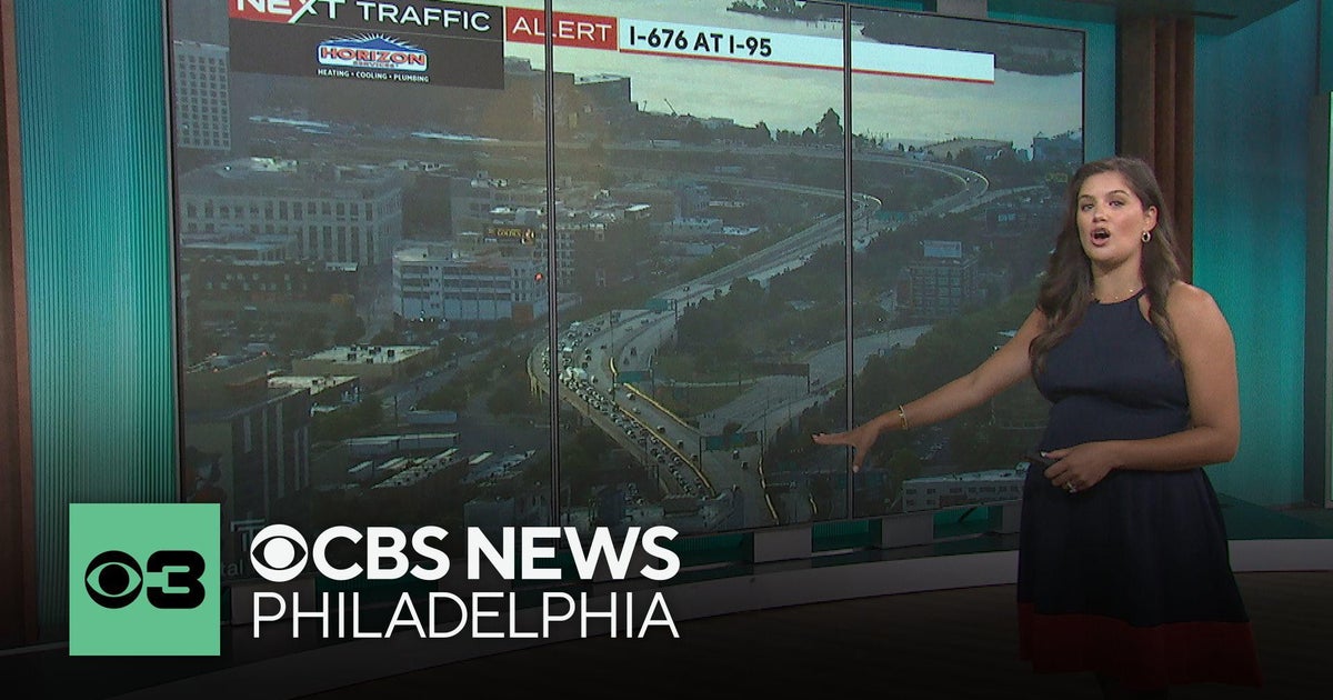 I-676 traffic in Philadelphia blocked after tractor-trailer crash - CBS