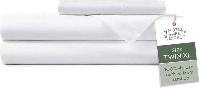 Hotel Sheets Direct 100% Viscose Derived from Bamboo Sheets Set Twin XL 