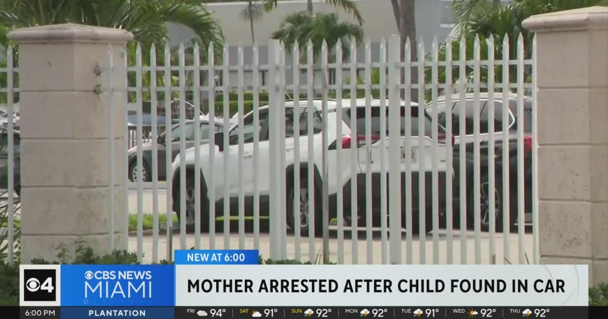South Florida mom arrested after child found in hot car for 6 hours ...