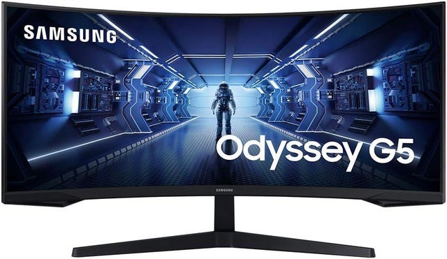 Samsung 34-inch Odyssey G5 ultra-wide gaming monitor 