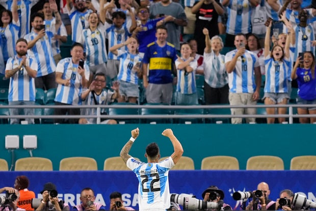 Copa America Soccer Argentina Peru