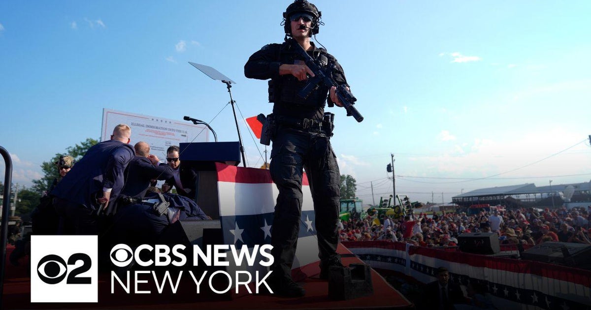 Trump rally shooting raises questions about security - CBS New York