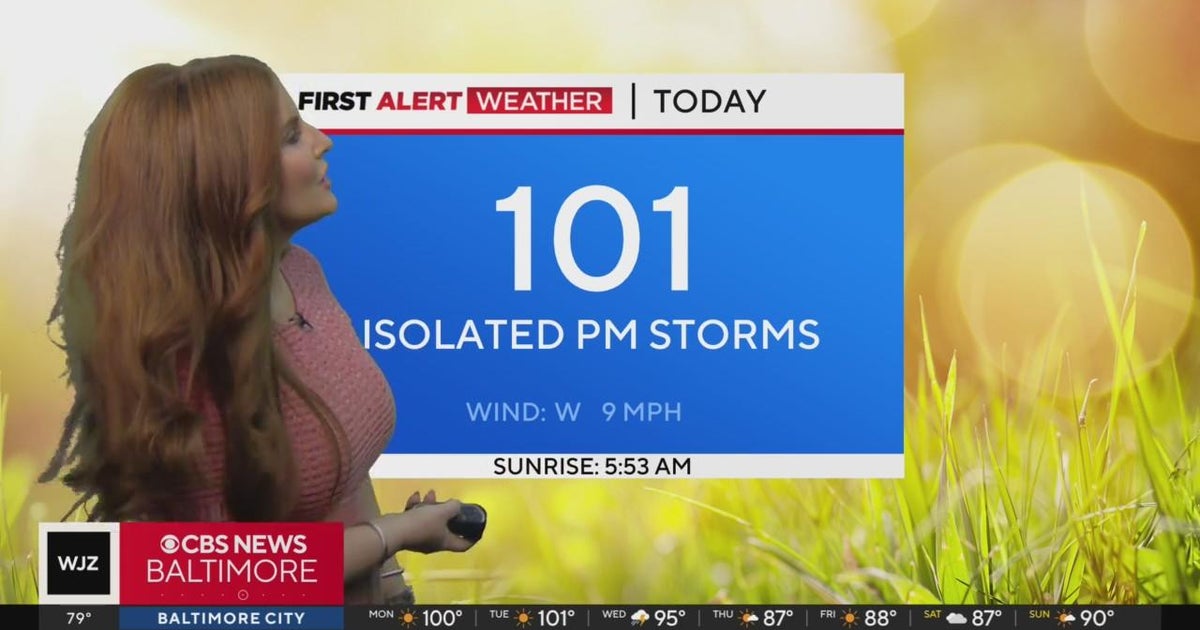 Dangerous heat expected in Maryland from Monday through Wednesday - CBS ...