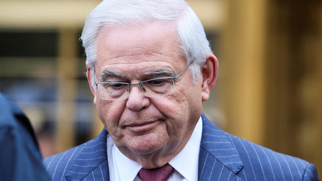 U.S. Senator Robert Menendez (D-NJ) trial in connection with an alleged corrupt relationship with three New Jersey businessmen, in New York City 