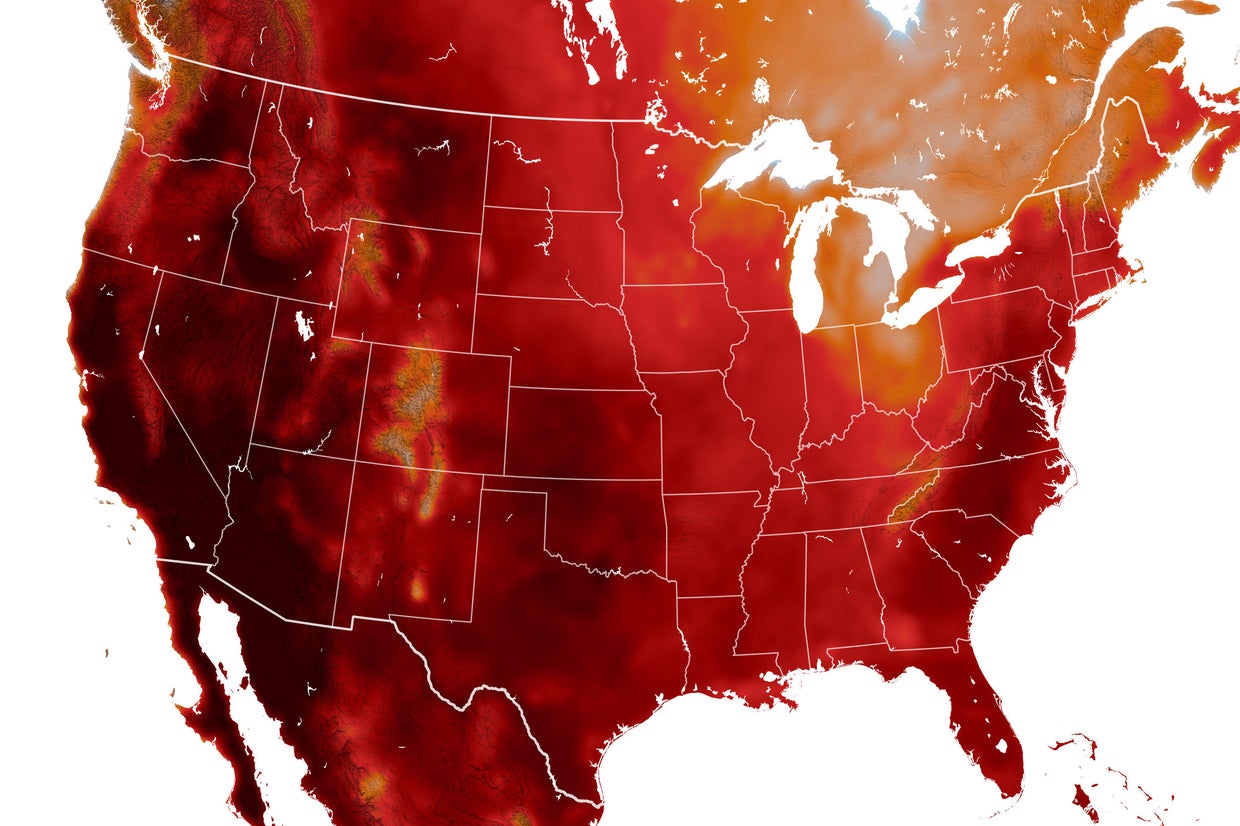 NASA map captures extent of punishing - Heatwave Geos5 20240710 Lrg