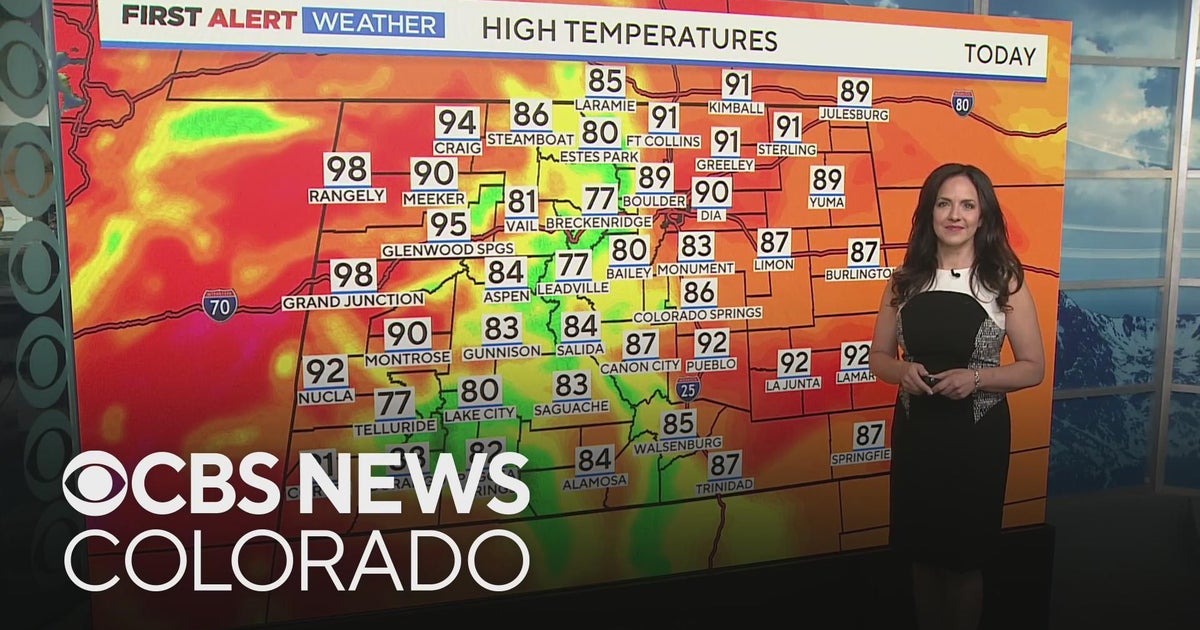 Near normal temperatures for Denver - CBS Colorado