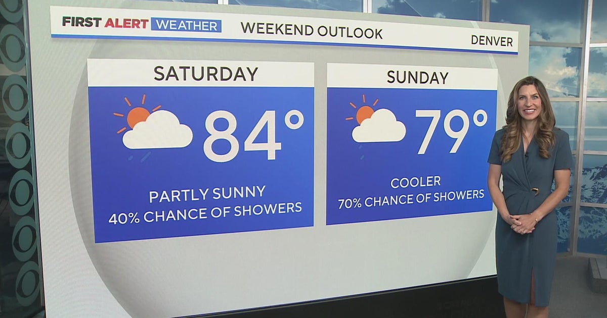 Denver weather: Cooler & wetter weather arrives for the weekend - CBS ...