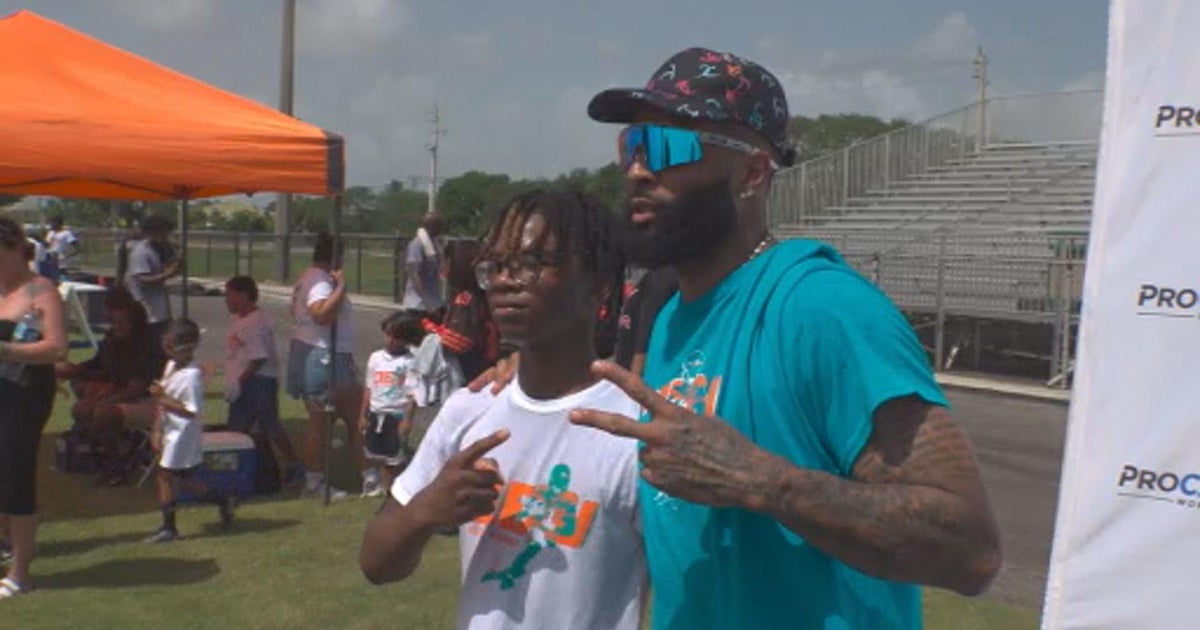 Odell Beckham Jr. hosts first youth football camp as Miami Dolphin Odell Beckham Jr. hosts first youth football camp as Miami Dolphin