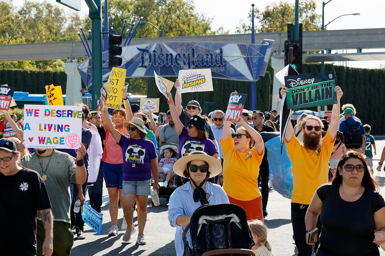 Disneyland workers vote to authorize strike, citing unfair labor ...