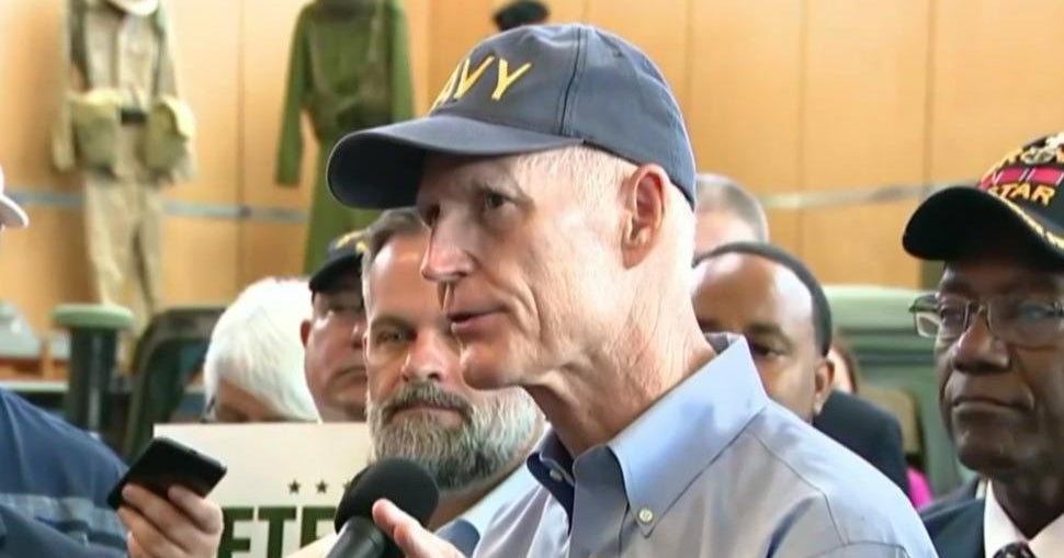 GOP Senator Rick Scott blames Democratic leadership for President Biden exiting the race GOP Senator Rick Scott blames Democratic leadership for President Biden exiting the race