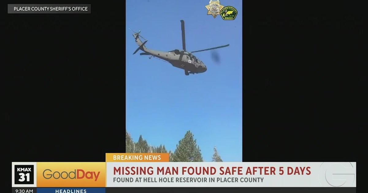 Missing man found safe after 5 days in Placer County