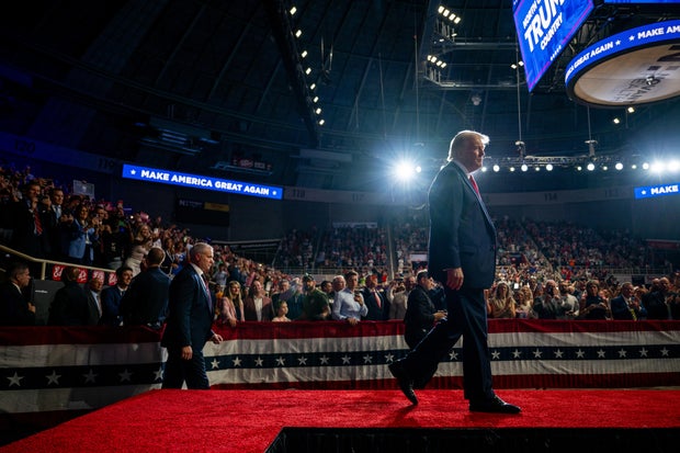 Republican Presidential Nominee Donald Trump Holds A Campaign Rally In Charlotte, North Carolina