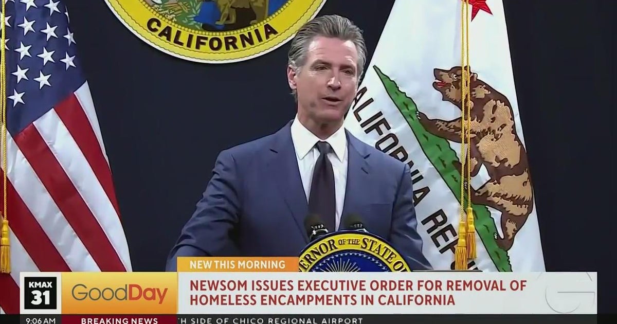 Gov. Newsom issues executive order for removal of homeless encampments