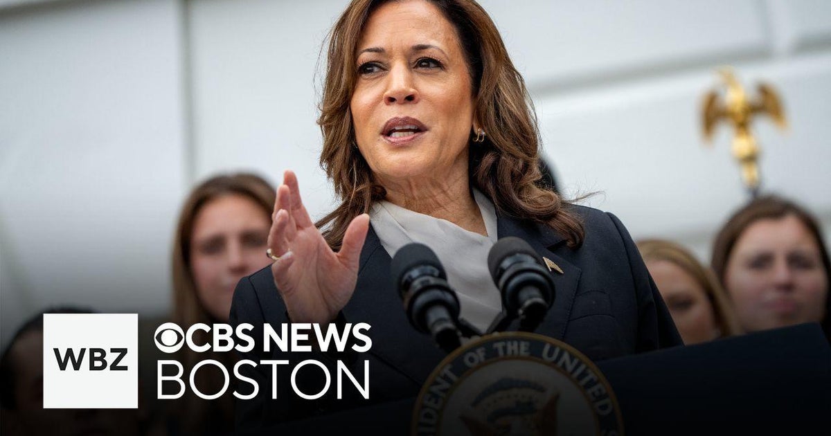 Poll shows Kamala Harris ahead of Donald Trump in New Hampshire - CBS ...