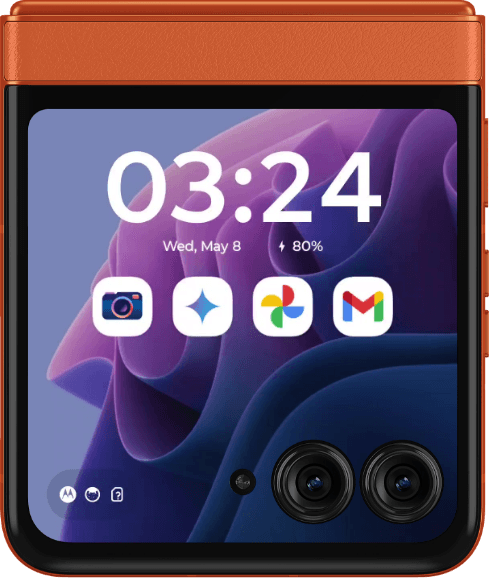 Best folding smartphones in 2024: Samsung, Google and more razr-external-display-gemini-home-d-m-6vz3n6yy.png