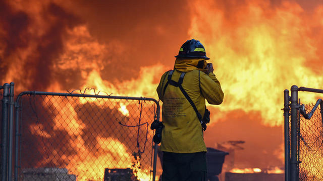 Park Fire: Wildfire in Chico of California 