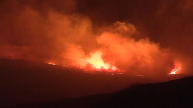 Flynn Fire near Altamont Pass 