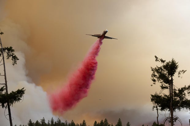 Firefighters Battle The Park Fire In California