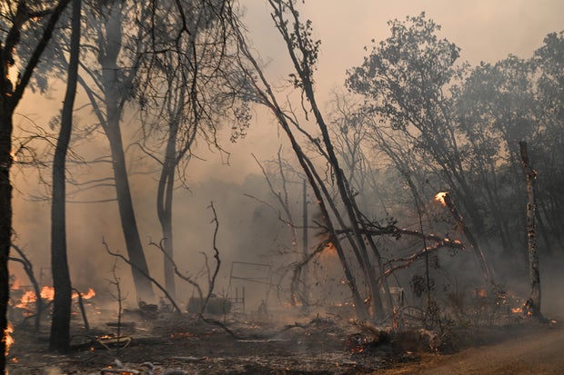 Park Fire: Wildfire in Chico of California