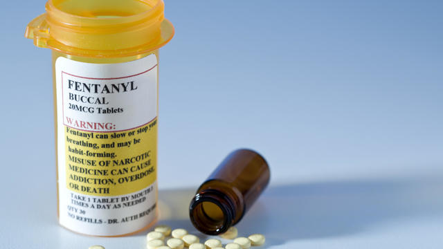 Dangerous prescription opioid drug, Fentanyl 