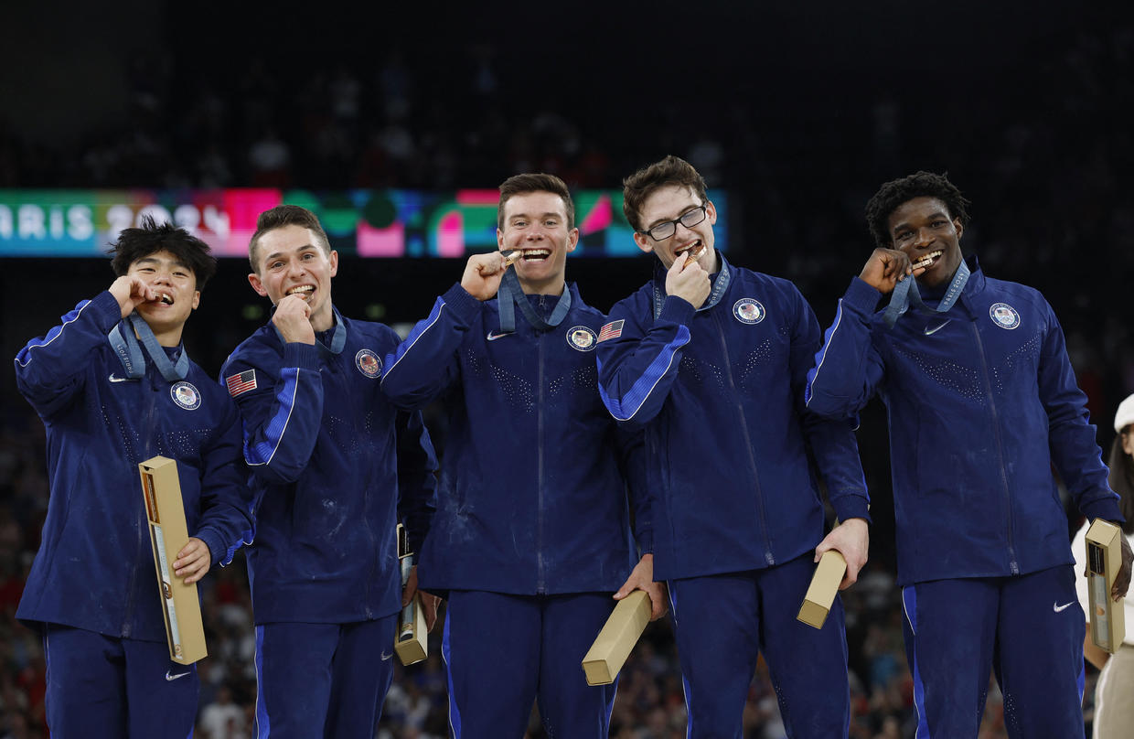 U.S. men win their first Olympic gymnastics team medal in 16 years