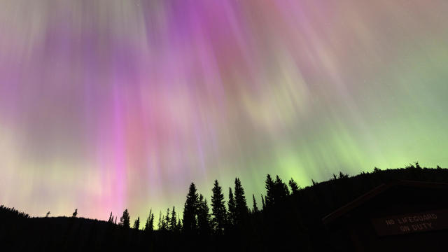 The Aurora Borealis, Or Northern Lights, Visible From Large Swath Of North America 