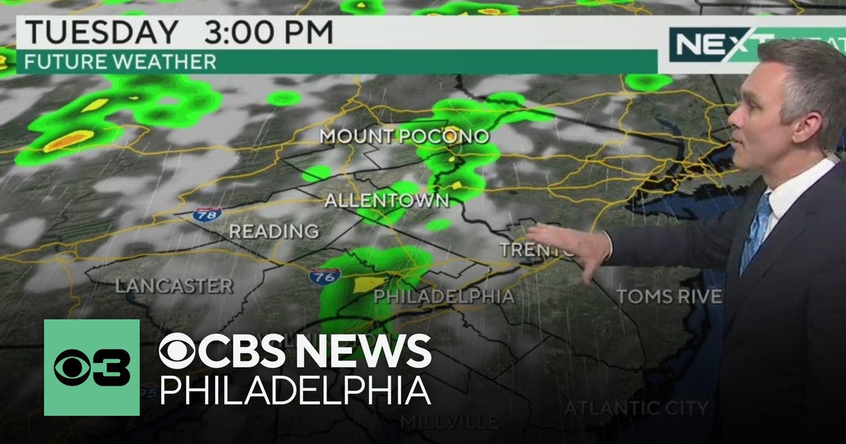 Rain returns to Philadelphia region on Tuesday - CBS Philadelphia