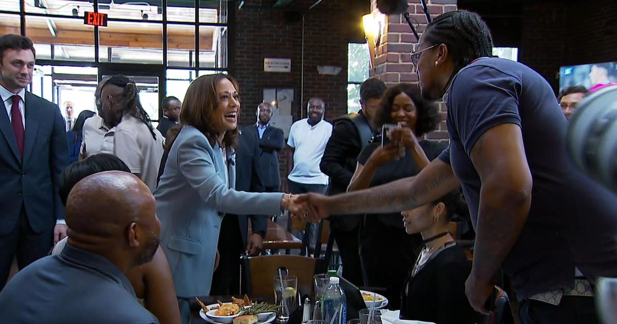 Harris campaigns in Atlanta as focus shifts to battleground states