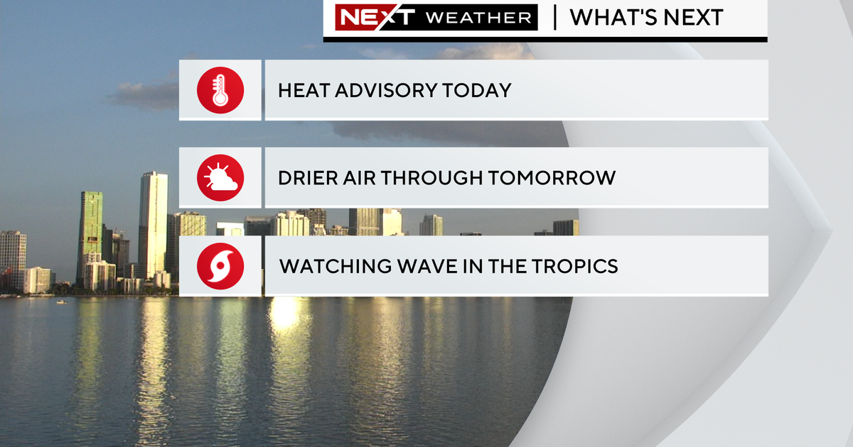 Drier conditions across South Florida, triple digit Drier conditions across South Florida, triple digit
