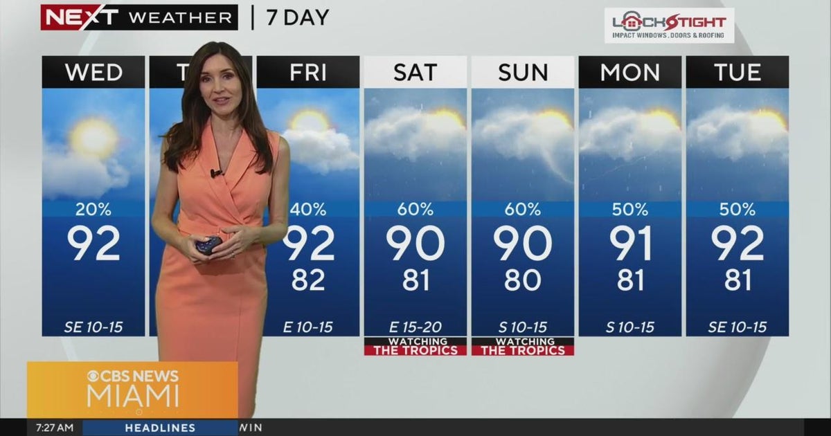 South Florida Weather for Wednesday 7/31/2024 7AM - CBS Miami