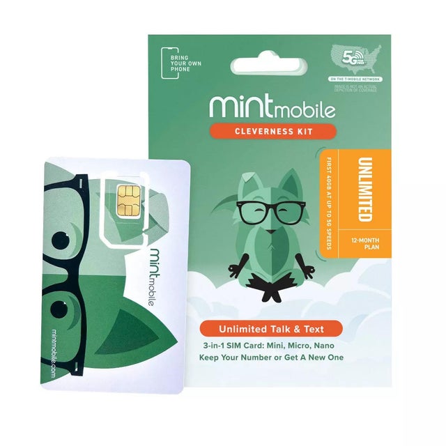 Mint Mobile Pre-Paid Plan