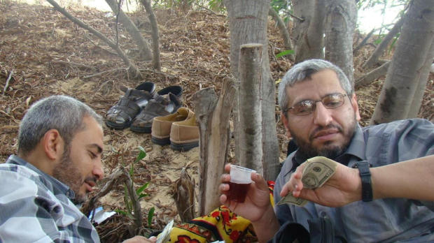 IDF handout image shows Leader of Qassam Brigades, Hamas' military wing, Mohammed Deif 