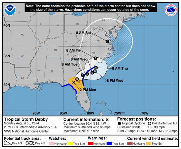 debby-forecast-path-2-pm.png 