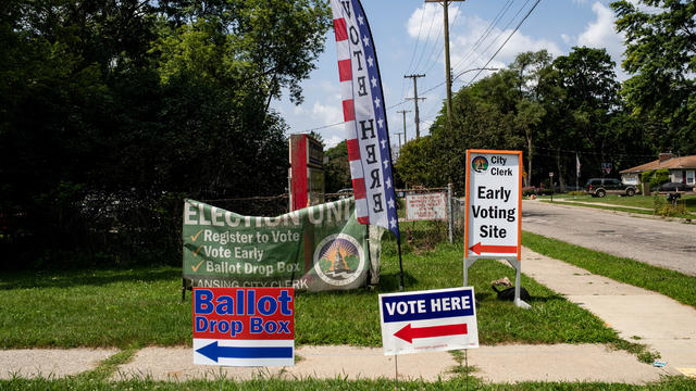 Residents Cast Ballots Ahead Of Michigan Primary Election 