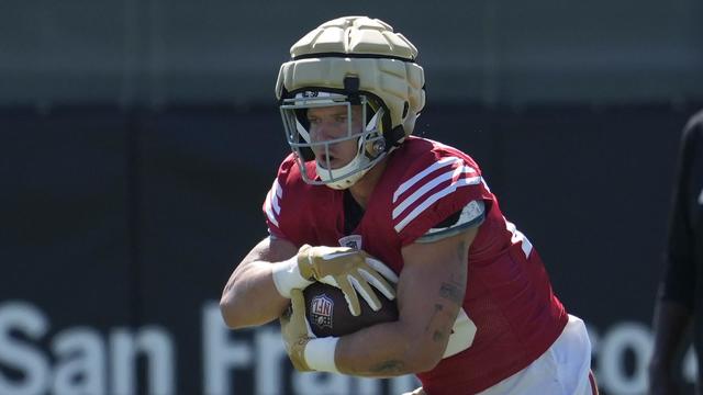 San Francisco 49ers running back Christian McCaffrey 