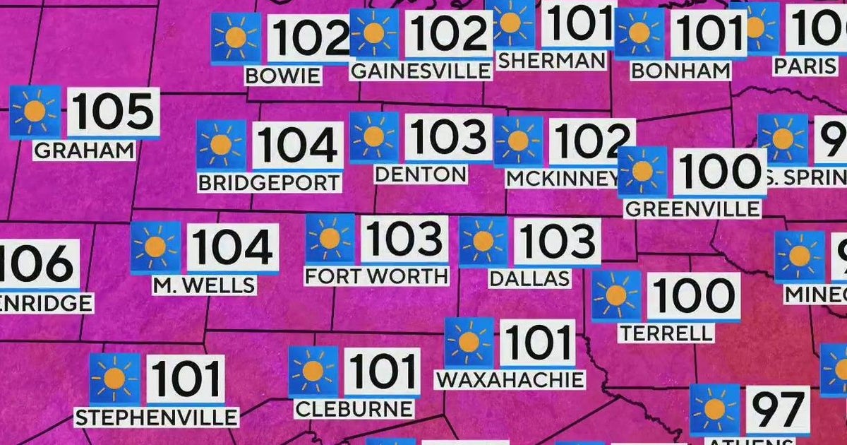 Heat advisory in effect across North Texas due to dangerous heat - CBS ...